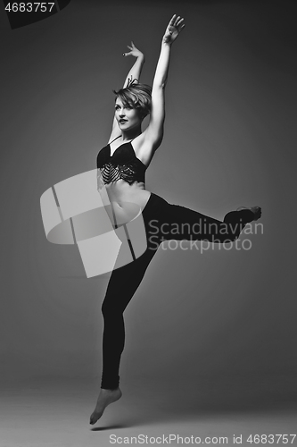 Image of Beautiful woman dancer