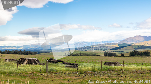 Image of Landscape scenery in south New Zealand