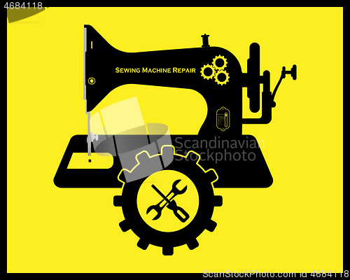 Image of sewing machine repair