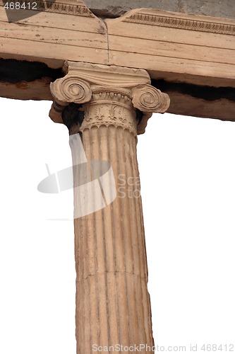 Image of isolated pillar