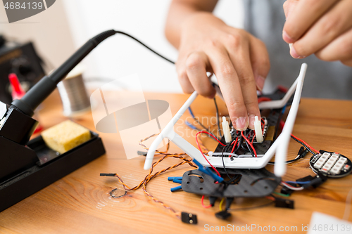 Image of Drone installation at home