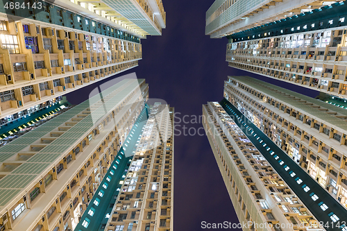 Image of Skyscraper building from low angle