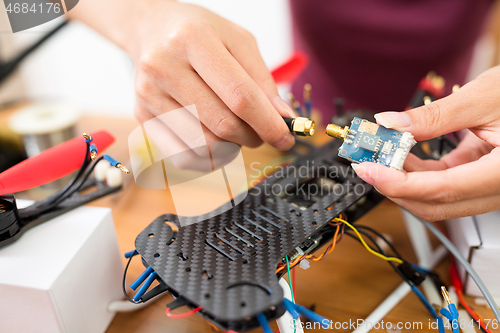 Image of Flying Drone installation