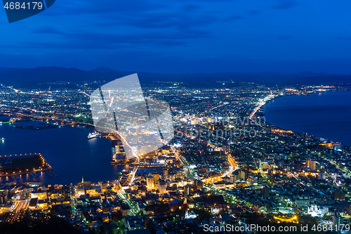 Image of Night view from Mount Hakodate