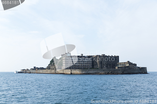 Image of Battleship Island in Nagasaki city