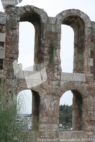 Image of herodion  theater detail