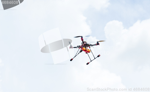 Image of Drone to the sky