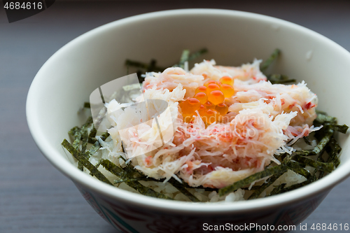 Image of Crab rice in bowl