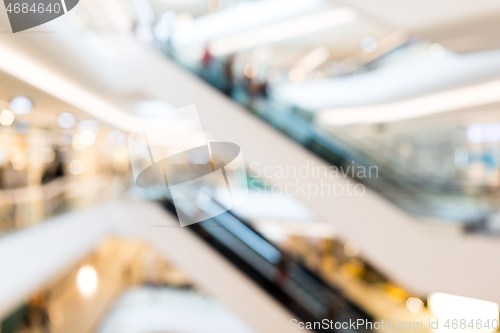 Image of Shopping center blurred background