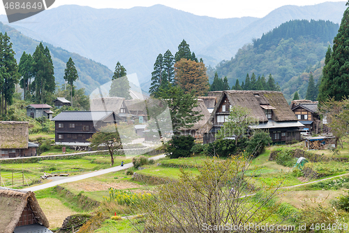 Image of Traditional Japanese village Shirakawago