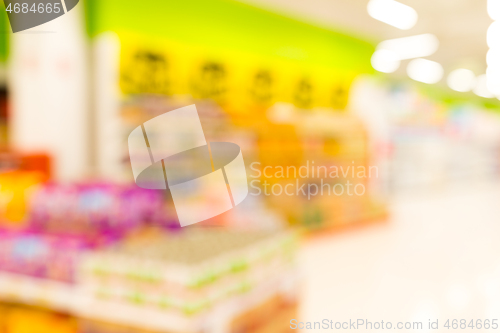 Image of Super market bokeh as an abstract background