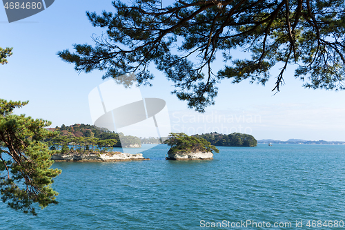 Image of Island in Matsushima of Japan