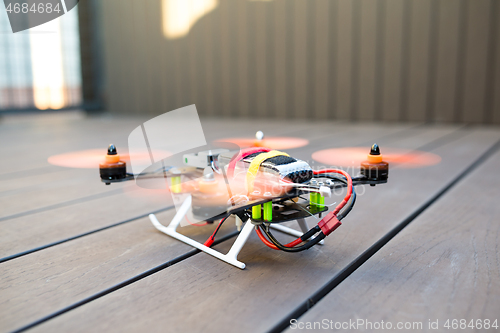 Image of Drone ready to fly