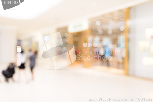 Image of Store blur background with bokeh