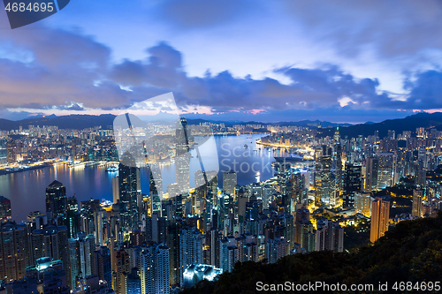 Image of Hong Kong city morning