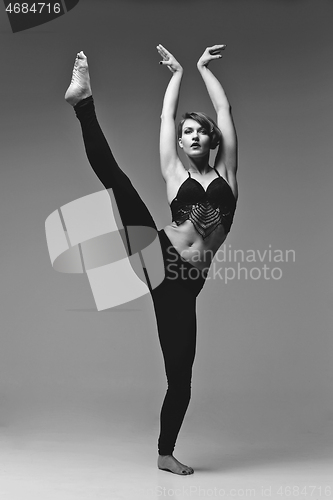 Image of Beautiful woman dancer