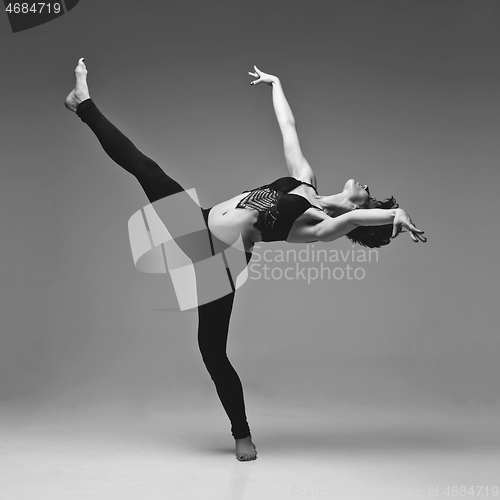 Image of Beautiful woman dancer