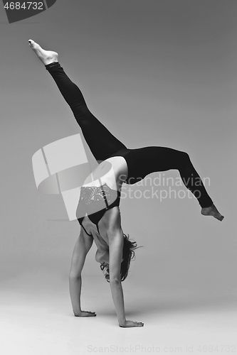 Image of Beautiful woman dancer