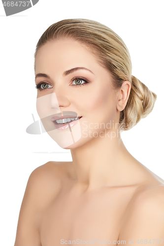 Image of beautiful girl with perfect skin