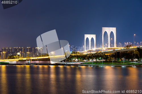 Image of Macau skyline at night