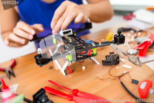 Image of Making of flying drone