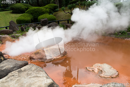 Image of Blood Hell Hot Springs at Beppu