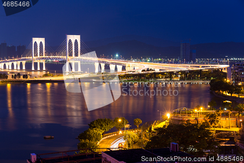 Image of Macao skyline at night