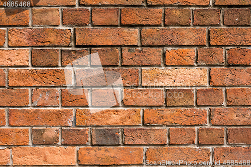 Image of Red brick wall texture