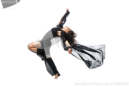 Image of Beautiful modern dancer girl