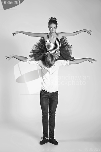 Image of beautiful ballet couple