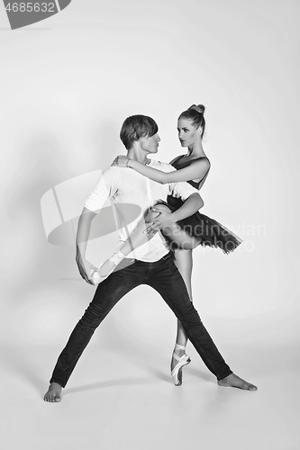 Image of beautiful ballet couple