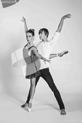 Image of beautiful ballet couple