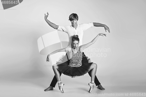 Image of beautiful ballet couple