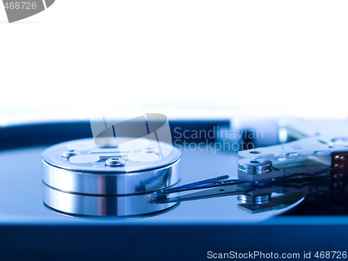 Image of Open hard drive disk