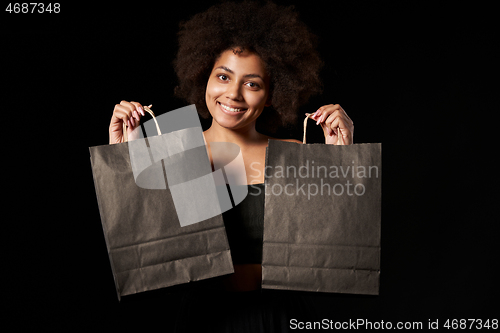 Image of Black Friday sale, gift, present, celebration concept.