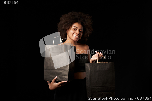 Image of Black Friday sale, gift, present, celebration concept.