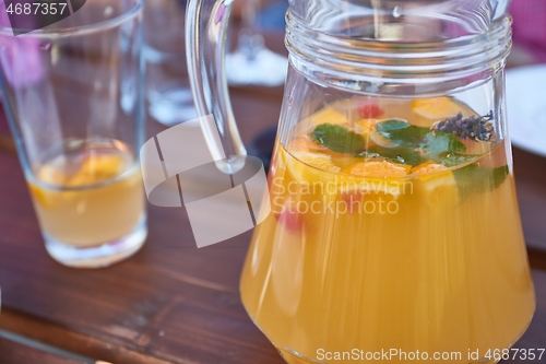 Image of Serving lemonade in summer