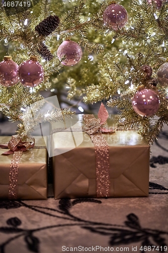 Image of Christmas Tree And Presents