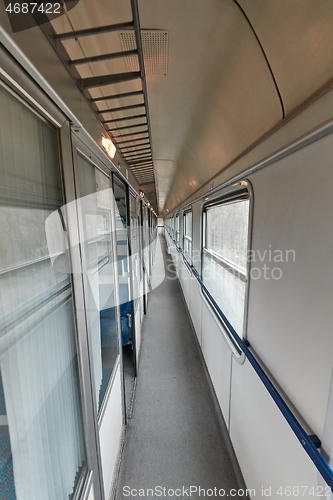 Image of Old Passenger Train interior