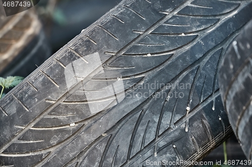 Image of Tyres trown away
