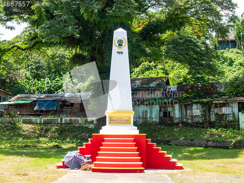 Image of Independence monument in Myeik, Myanmar