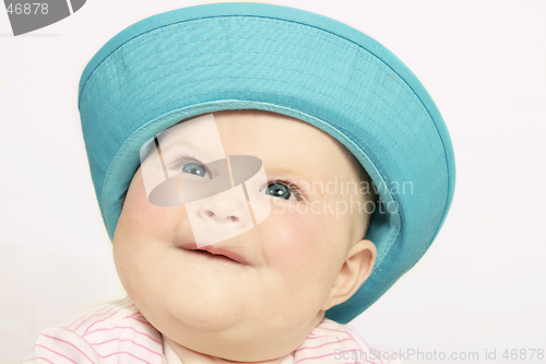 Image of Happy Baby in Sunhat