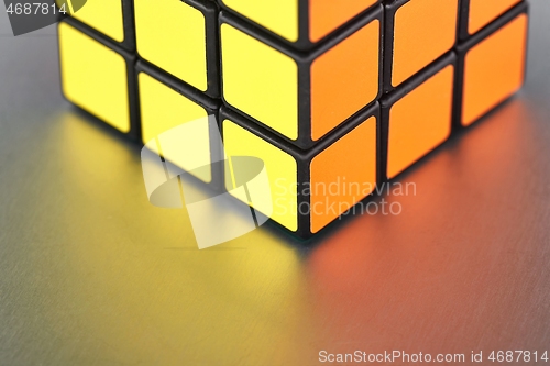 Image of Rubik\'s cube solved