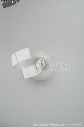 Image of Silver christmas decoration