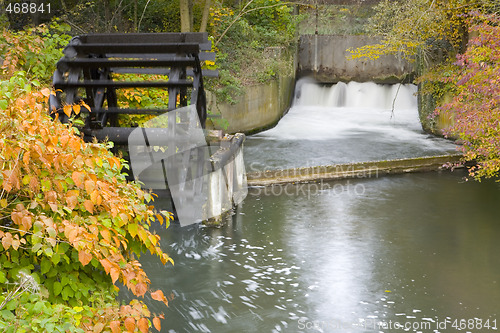 Image of Water mill, Germany, autumn