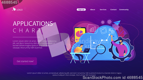 Image of Cloud management concept vector illustration.