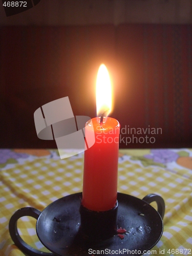 Image of Burning candle