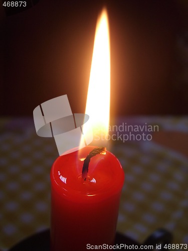 Image of Burning candle