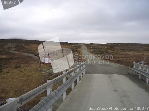 Image of Mountain road crossing a bridge