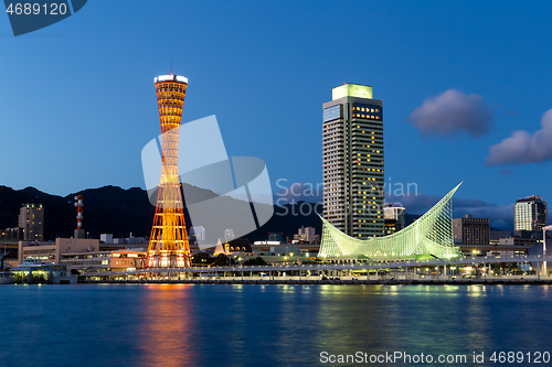 Image of Kobe city at night